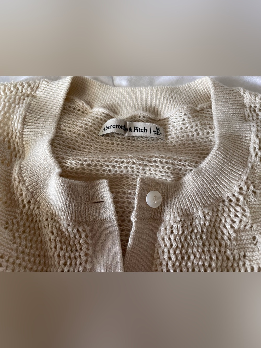 Abercrombie Knit Crochet Cardigan & Shorts Set - Picture 9 of 14